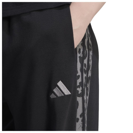Adidas Γυναικείο παντελόνι φόρμας Seasonal Essentials Animal Print 3-Stripes Pants